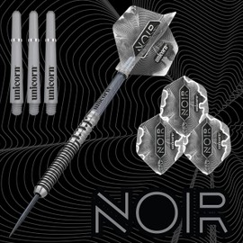 Unicorn Phase 5 Noir Dart - Black/Silver - 21g