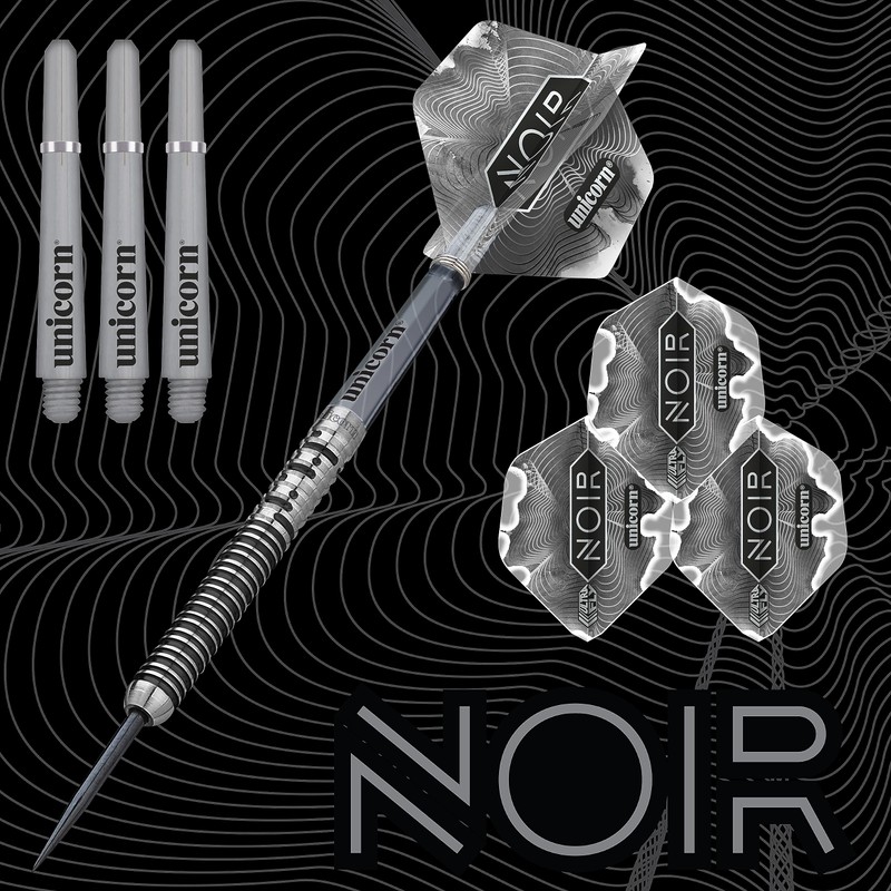 Unicorn Phase 5 Noir Dart - Black/Silver - 21g