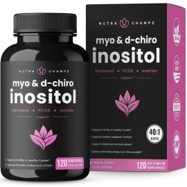 Unbranded Myo & D-Chiro Inositol 120Capsules-Ho