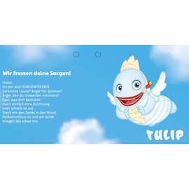 Schmidt Spiele Edtition Angels 42536 Worry Eater Tulip Plush Toy 22 cm