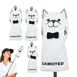 Golf Club Covers,Golf Covers Club Covers | Golf Headcovers Set, Club Head Covers with Soft Lining, Dog Shape Golf Driver