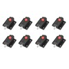 METALLIXITY Button Bolt Latch (1.46"x1.38") 8Pcs, ABS Security Push Button