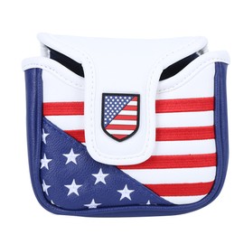 Golf Putter Magnetic Protection Covers Waterproof Headcover with Embroidery Pattern Accessorylarge size/14x12x3.5cm