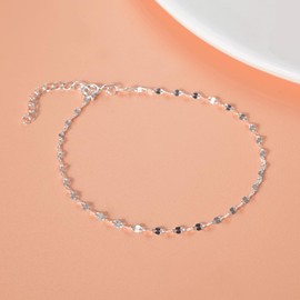 SILBERTALE Women's Bracelet 925 Sterling Silver Adjustable Bracelet 17 + 3 cm, Sterling Silver