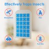 6 Pack Magnetism Glue Cards TIENBE Indoor Plug-in Fly Trap