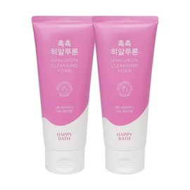 Happy Bath or more commonly, Happybas 해피바스 촉촉 히알루론 클렌징폼 200g x2 Happy Bath Moist Hyaluron Cleansing Foam 200g x2