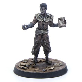 Modiphius Entertainment Ltd Fallout: Wasteland Warfare - Rosa Meitner (Promo) - 1 Miniature, Unpainted, 32mm Figure, RPG