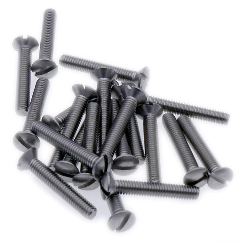 M4 (4mm x 20mm) Slot Raised Countersunk Machine Screw (Bolt)