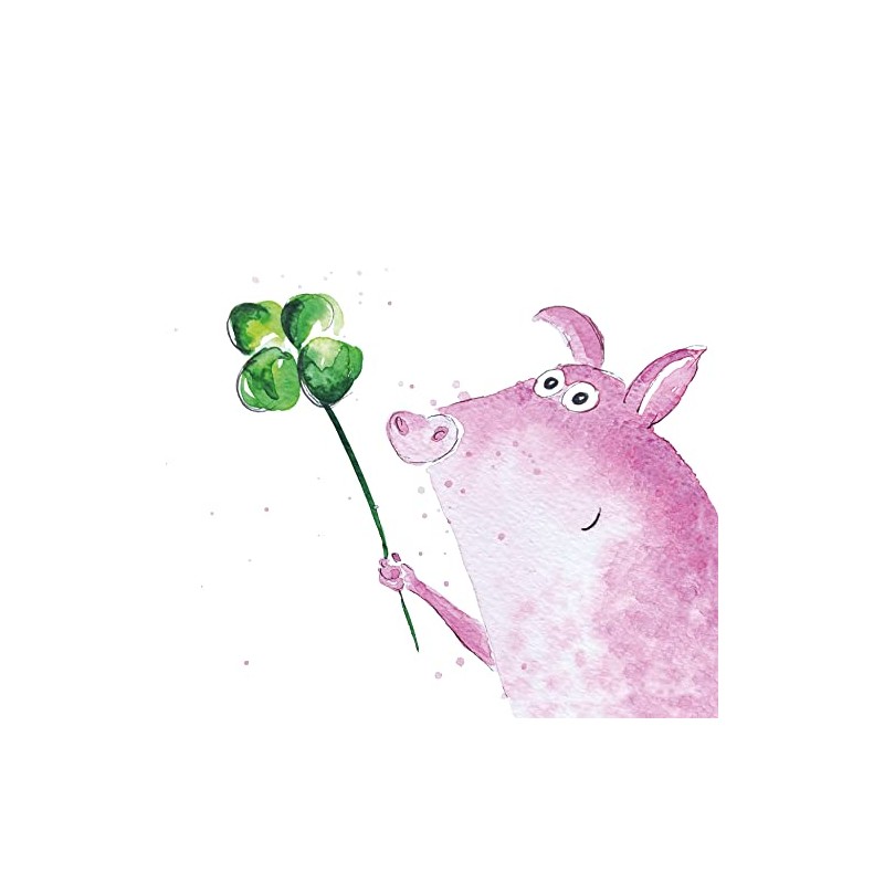 Lucky Pig Napkin Pack of 20