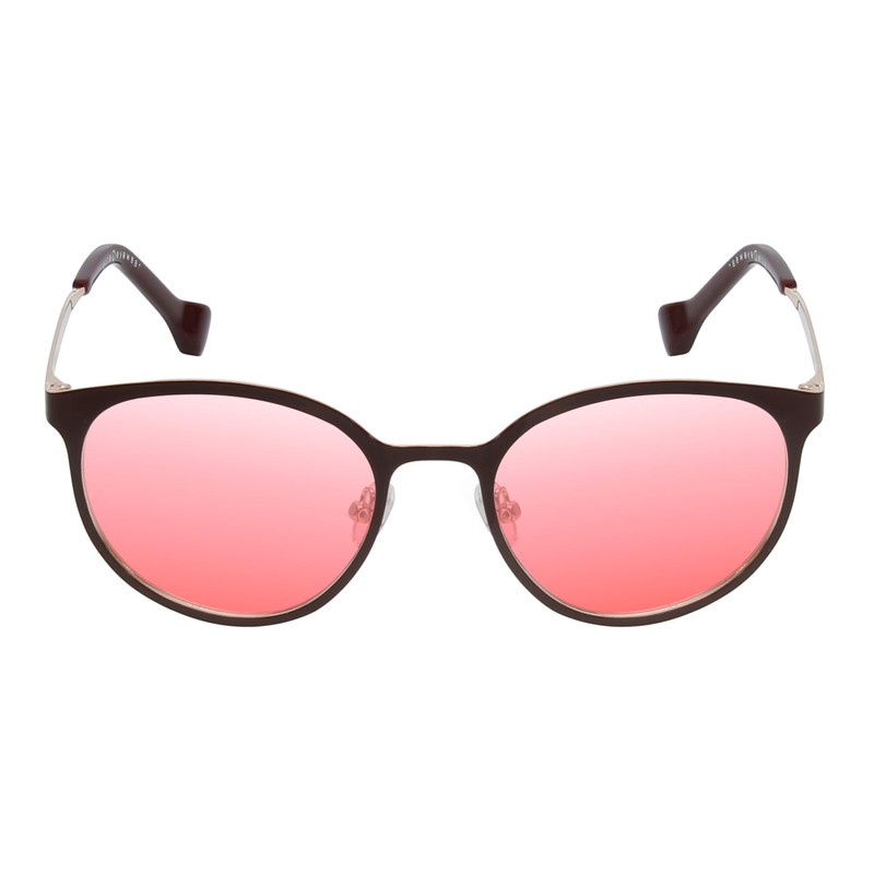 Calabria Melrose Pink Tint FL-41 Reading Glasses +3.00 Burgundy Black