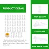 32 Pcs Clear Plastic Shelf Support Pegs 5mm Self-Locking Cabinet