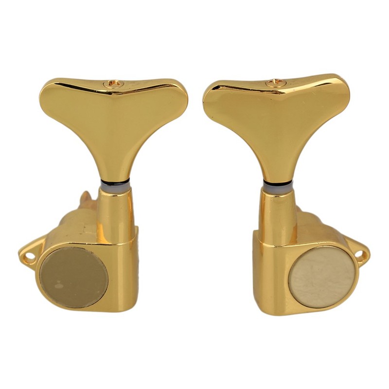 BQLZR Gold Electric bass Tuners Machine Heads Tuning Pegs 2L2R