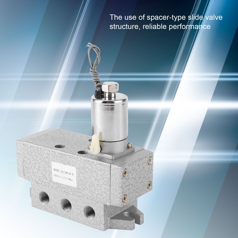 2 Position 5 Way Electric Solenoid Valve Single Control Industrial