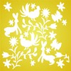 Otomi Pattern Stencil - 16.5 x 16.5 cm (S) -