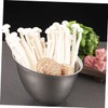 Zerodeko Stainless Steel Angled Vegetable Bowl Modern Buffet Serving Bowl