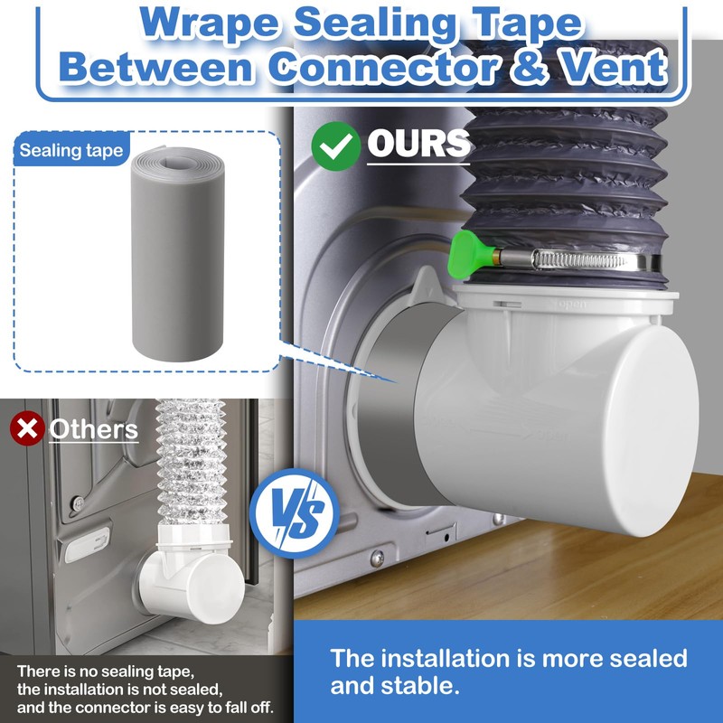 Dryer Vent Hose For Tight Space,Indoor Dryer Vent, Dryer Hose