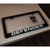 Custom Reflectivd Defender License Plate Frame Real Carbon Fiber W/