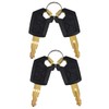 Cat Keys，HKOO Cat Keys for Caterpillar Heavy Equipment 2 Packs