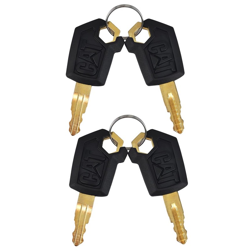 Cat Keys，HKOO Cat Keys for Caterpillar Heavy Equipment 2 Packs