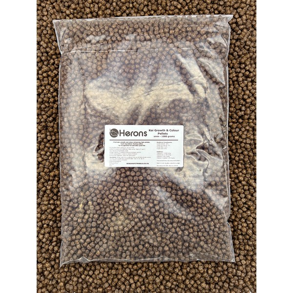 HERONS HERONS - Koi Growth & Colour Pellets, 6mm Premium