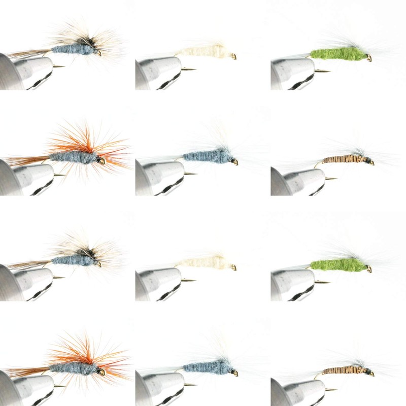 GoFly Visible Parachute Fly #12, #14, Set of 12