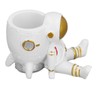 Astronaut Pencil Pen Cup Synthetic Resin Spaceman Figurine Desk Pen