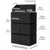 Readaeer Makeup Cosmetic Organizer Storage Drawers Display Boxes Case with