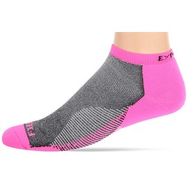 Thorlos Experia Multi-Sport Thin Padded Low Cut Sock Sockshosiery, Electric Pink/black, Small