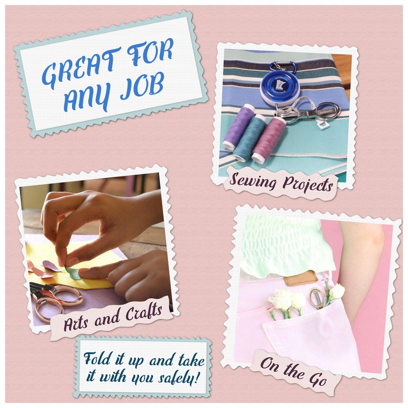 JubileeYarn Foldblade - Metal Folding Scissors - Silver - 3