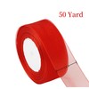 BEAUTOPE 1.5 Inches Wide Sheer Organza Chiffon Ribbon for Gift