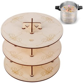 CZYY Pressure Pot Dice Rack Wooden Easy-Assemble Shelves, Pressure Pot Stand Perfect for Dice Making