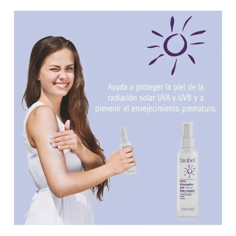 Biobel Loción Bloqueadora Solar Fps 125ml