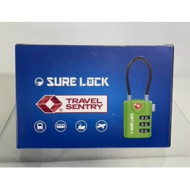 Surelock Travel Sentry 4 Pack SURE LOCK TSA Compatible Travel Luggage Locks Inspection Indicator....