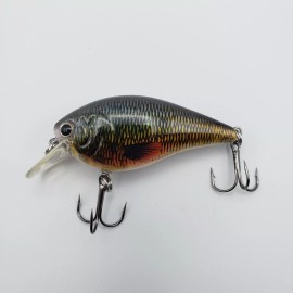 Backwater Square Bill Crankbait Lures 3" X 1/2oz Rattling Action 3'-5' Depth Bass Catcher - Color F