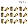 sourcing map Hollow Rivet,5mm x 10mm Through Hole Copper Hollow