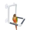 Bird Portable Suction Cup Shower Perch Parrot Window Wall Standing