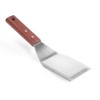 HENDI Hamburger Turner, with Wooden Handle, Barbecue Turner, Spatula, Angled