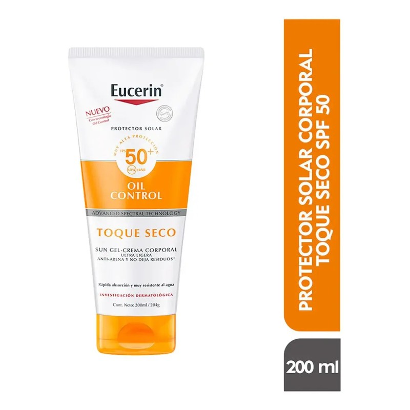 Eucerin Oil Control Toque Seco Corporal 200ml