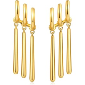 Zoro Anime Earrings For Women Men Zoro Cosplay-Just One Ear Piercing- Figure Earrings For Anime Lovers (Gold)