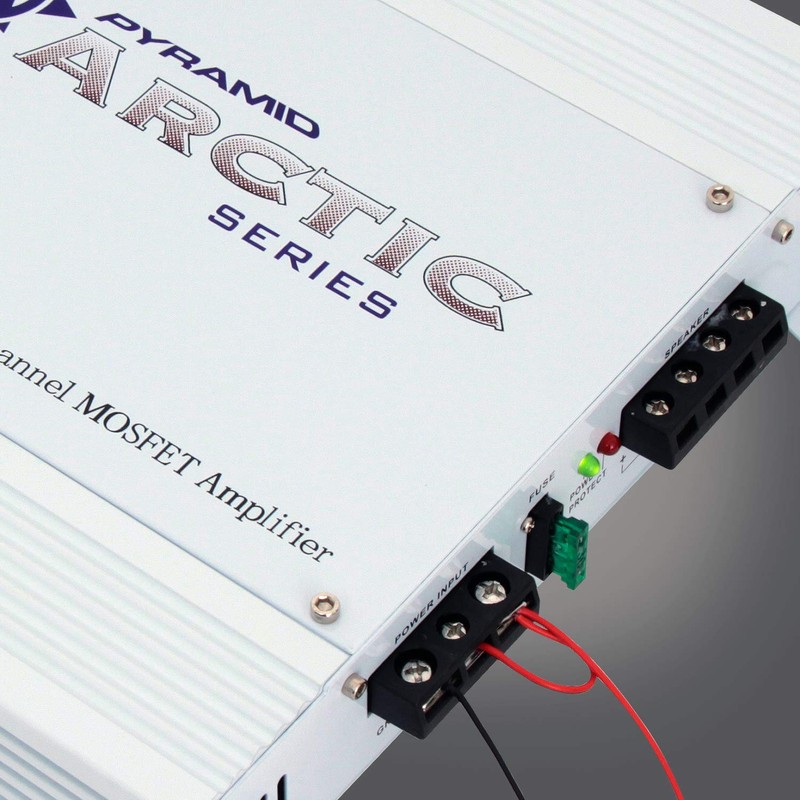 Pyramid 2 Channel Car Stereo Amplifier - 1000W Dual Channel