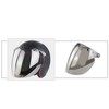 Open Face Helmet Visor Motorcycle Helmet Bubble Lens 3-Snap Bubble