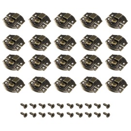 METALLIXITY 20pcs 29mm x 26mm Toggle Catch Lock Toggle Catch Latch Clamps for Iron Cabinet Suitcase Bronze Tone
