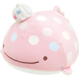 San-x Jinbee-san Super Mochimochi Round Plush Toy (S), Jinbee-san (Pink) MO56501