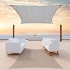 ColourTree 16' x 20' Grey Rectangle - CTAPR1620 Sun Shade