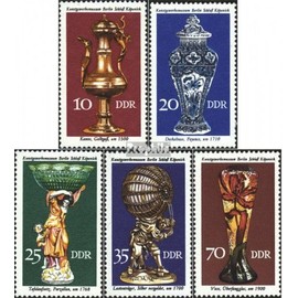 Prophila Collection DDR 2171-2175 (Complete Edition) Stamped 1976 Crafts (Stamps for Collectors) Sculptures
