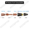 ACCEPTIN 220478 Electrode 20pcs & 220480 Nozzle Tips 20pcs Fit