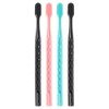 Oral-B Pro Whitening Brilliance Toothbrushes, Extra Soft, Black, Coral, and