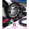 Mayco Bell 2016 Automotive Women Embroidery Cute Car Steering Wheel