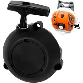 Recoil Starter Assembly for Stihl Backpack Blower BR500 BR550 BR600 Pull Start, Replaces 4282 190 0300