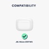 kwmobile Case Compatible with JBL Wave 200TWS Case - Silicone